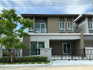 For RentHouseSamut Prakan,Samrong : For rent, 2-story twin house, Grande Pleno Mega Bangna.