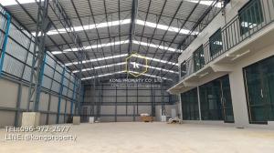 For RentWarehouseSamut Prakan,Samrong : Warehouse for rent, Theparak Km.2, Mueang District, Samut Prakan, near the Yellow Line.