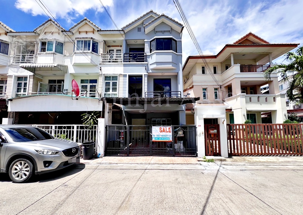 For SaleTownhouseNonthaburi, Bang Yai, Bangbuathong : Townhome, Visionville Village 4, Ngamwongwan – Samakkhi, in the heart of Nonthaburi (corner house, selling cheap)