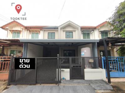 For SaleTownhouseBang kae, Phetkasem : For sale: Townhome, Pruksa Ville 18, 120 sq m, 22.6 sq wa, near Thonburi University, market, open space, next to garden, newly renovated, minimalist, beautiful, ready to move in