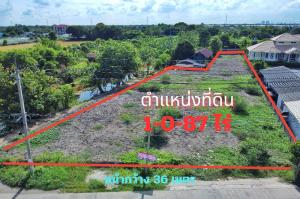 For RentLandNonthaburi, Bang Yai, Bangbuathong : Land for rent, Bang Yai, 487 sq m, already filled, Bang Mai Subdistrict, next to the road on 2 sides, corner plot, easy to travel in and out.