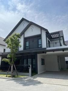 For RentHouseBangna, Bearing, Lasalle : HR1729 Single house for rent, Centro bangna, new house, never lived in, fully furnished, near Mega Bangna.