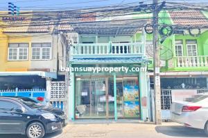 For RentTownhouseOnnut, Udomsuk : For rent, 2-story townhouse, Nirun Villa Village, Soi Phueng Mee 50, near BTS Bang Chak.