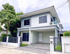 For SaleHouseRama5, Ratchapruek, Bangkruai : 2-story detached house for sale, Perfect Place Rattanathibet-Sai Ma Station. The house is very beautiful and new, good location - area 52.10 sq m., usable area 147 sq m.