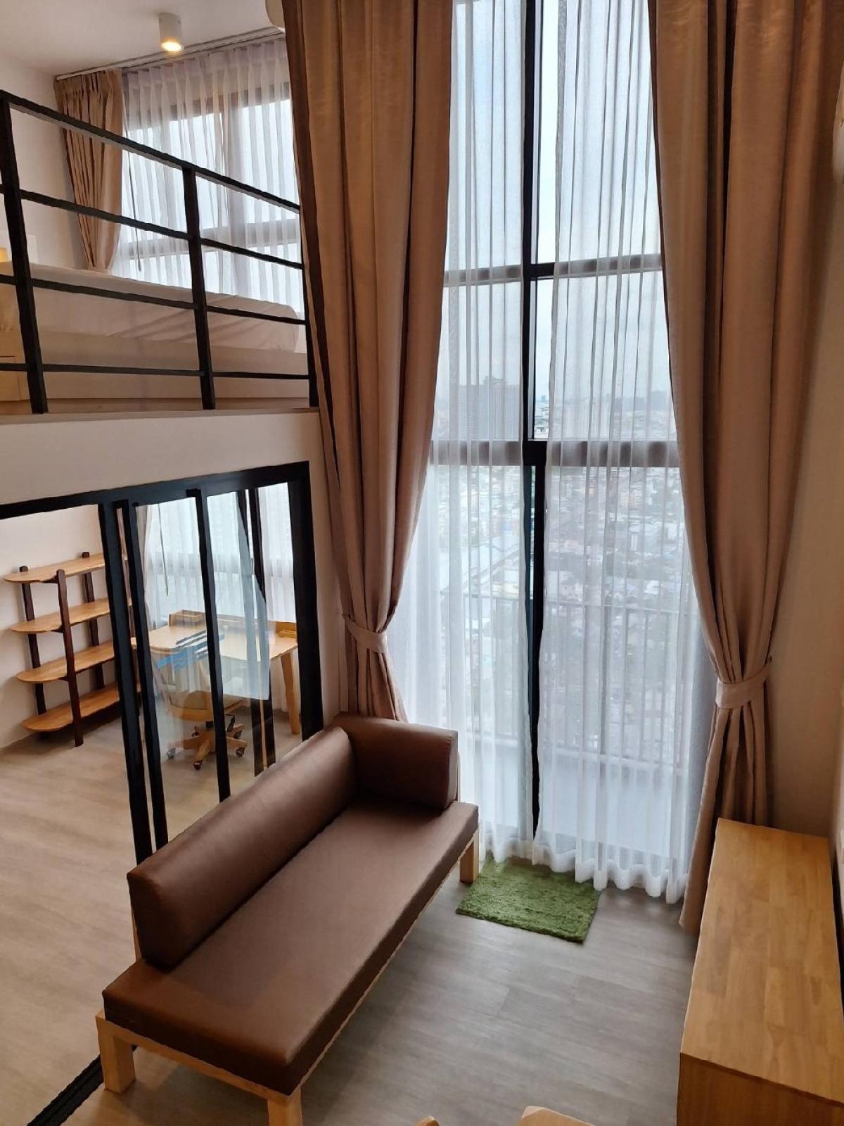 For RentCondoPinklao, Charansanitwong : 🏙️Hybrid room for rent, high floor, river view @IdeoCh70, fully furnished, electricity ready, say hello🏙️or Line: 0616395225