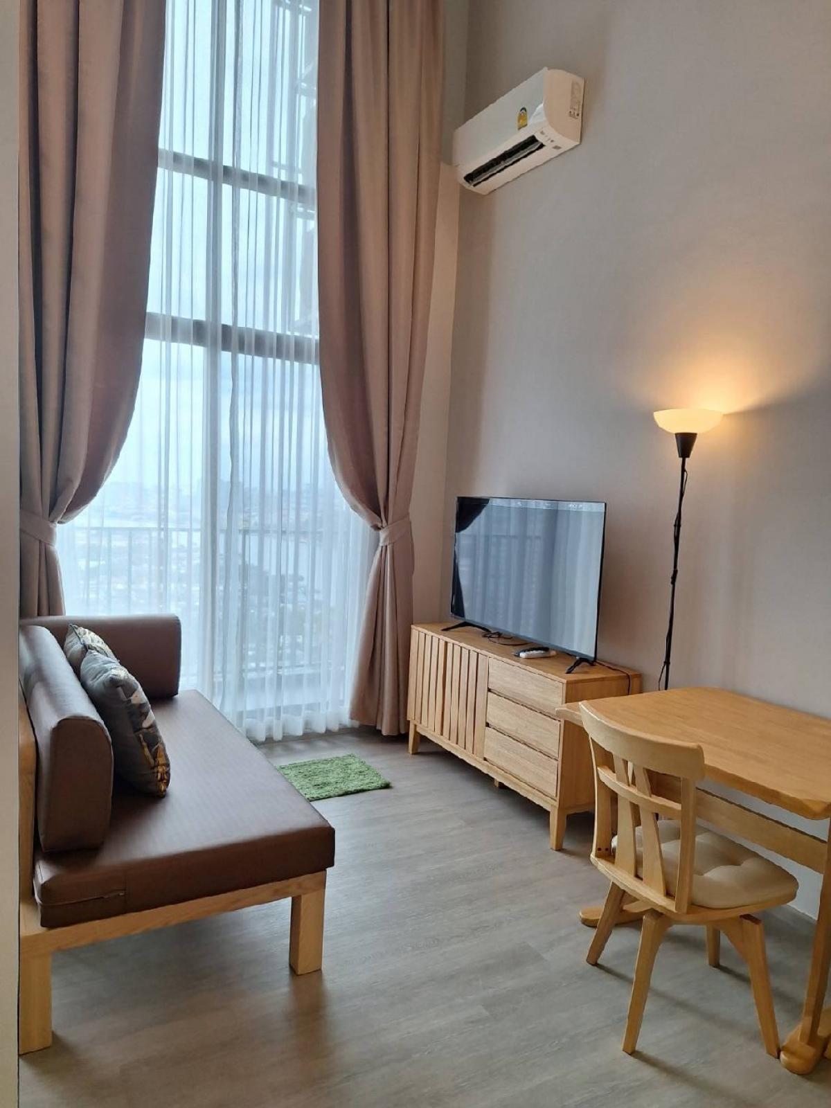 For RentCondoPinklao, Charansanitwong : 🏙️Hybrid room for rent, high floor, river view @IdeoCh70, fully furnished, electricity ready, say hello🏙️or Line: 0616395225