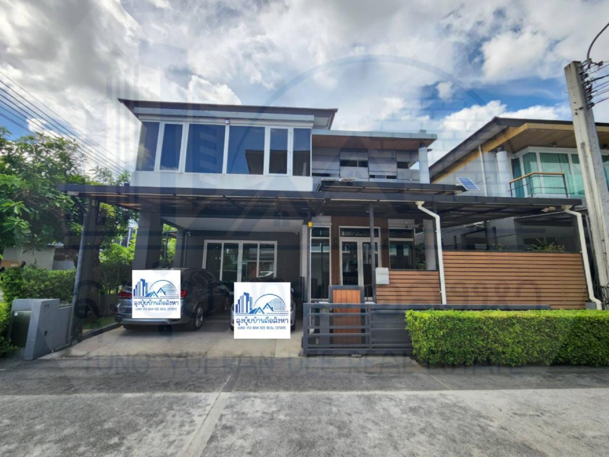 For SaleHouseLadprao, Central Ladprao : Single house for sale, The Gallery House Pattern, near Central Ladprao 💫🤶🌟