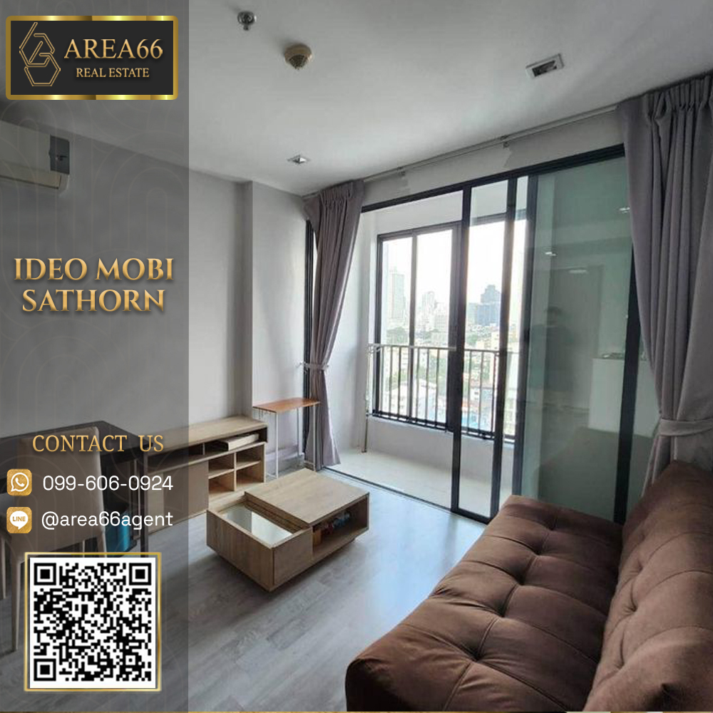 For SaleCondoWongwianyai, Charoennakor : 🔥 For sale!! IDEO Mobi Sathorn Condo