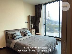 For RentCondoRama3 (Riverside),Satupadit : Condo for rent Sapphire Luxurious Condominium Rama 3, room 1 bedroom, 1 bathroom, size 42 sq m., rent 20,000 baht.