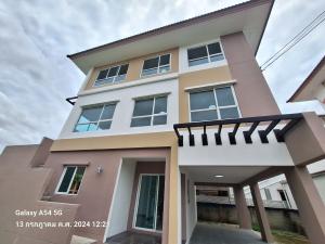 For SaleHouseRama5, Ratchapruek, Bangkruai : House for sale in Nonthaburi, Casa Ville Ratchaphruek-Chaengwattana, 75.8 wa, 3 floors, large house inside. Opposite Robinson