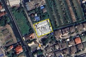 For SaleLandSeri Thai, Ramkhamhaeng Nida : Empty land for sale, size 1 rai, Soi Ramkhamhaeng 88, near MRT Khlong Ban Ma Station, Ramkhamhaeng Road, Saphan Sung, Bangkok.