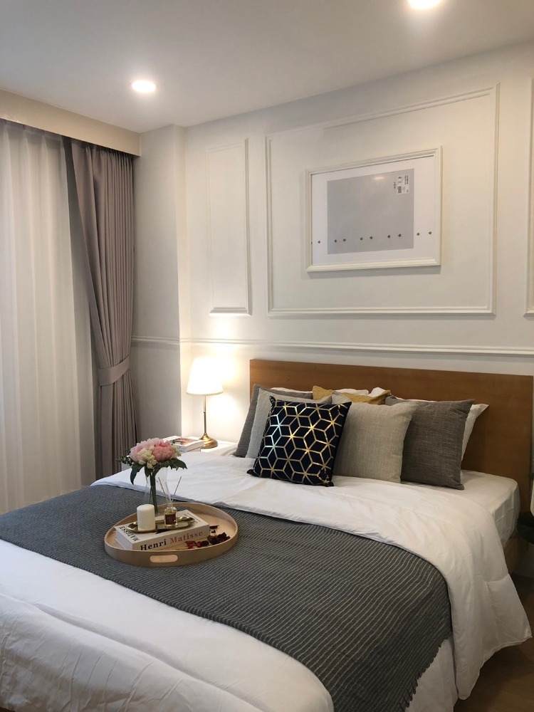 For SaleCondoRamkhamhaeng, Hua Mak : S-UAT214, renovated the whole room, U At Huamark, 31 sq m., 1st floor, Building B, east side, garden view, 1 bedroom, 1 bathroom, 1.49 million, 064-959-8900