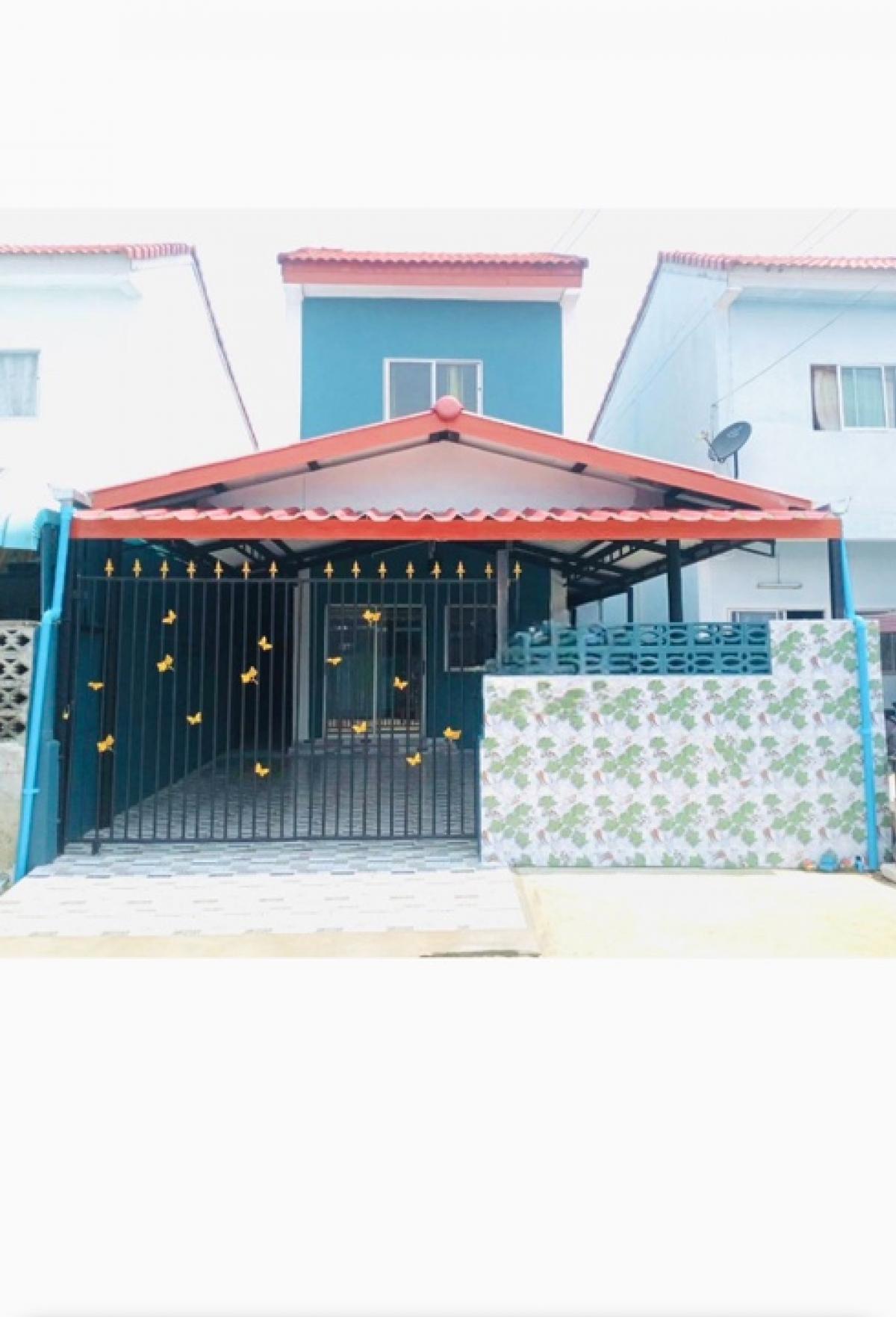 For SaleHouseMin Buri, Romklao : 2-story house for sale, Amornsap Yuwittaya Village, newly renovated.