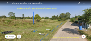 ขายที่ดินโคราช นครราชสีมา : ขายที่ดินหนองบัวศาลา เนื้อที่ 4-3-98ไร่ (ผังสีม่วง)ใกล้ถนนราชสีมา-โชคชัย ทล.224 หน้ากว้าง 60เมตร ลึก 150เมตร ผังสีม่วง เหมาะพัฒนาเป็นโกดัง โรงงาน