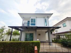 For SaleHouseRama5, Ratchapruek, Bangkruai : Single house 59 sq m, Thana Village, Rama 5, Bang Yai, Nonthaburi, cheapest in the project, free transfer fee.