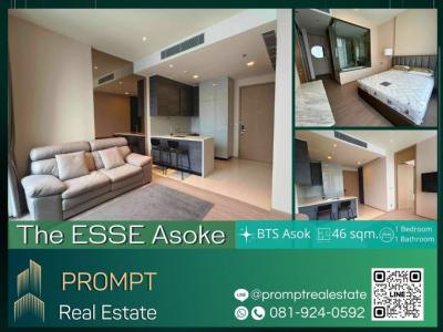 ให้เช่าคอนโดสุขุมวิท อโศก ทองหล่อ : ST12377 - The ESSE Asoke - 46 sqm - BTS Asok- MRT Sukumvit- Terminal21 Asok Shopping Mall- SWU