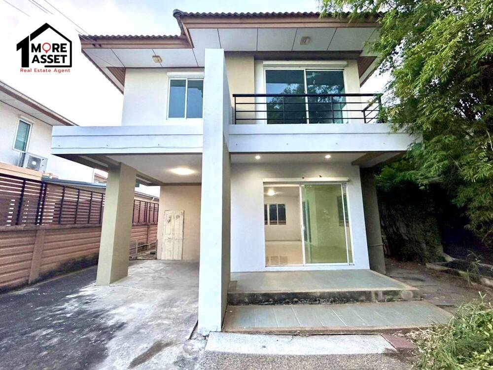 For RentHouseRama5, Ratchapruek, Bangkruai : Single house for rent, condo price!!  Habitia Ratchapruek, next to Road 345, convenient travel, no need to enter the alley.