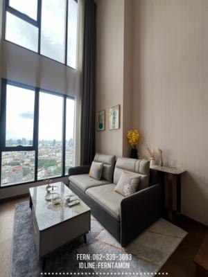 For RentCondoAri,Anusaowaree : For rent: IDEO Q Victory, next to BTS Victory Monument, Duplex room, 2 bedrooms, beautifully decorated, new room, ready to move in.