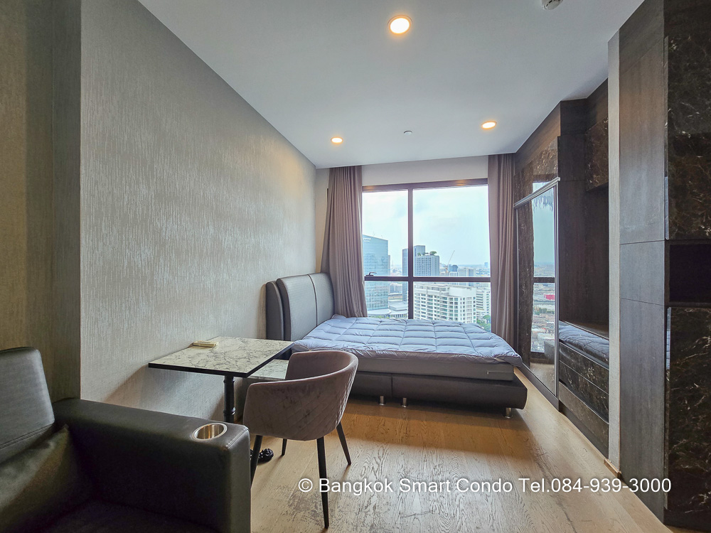 For RentCondoSiam Paragon ,Chulalongkorn,Samyan : Condo for rent: Ashton Chula Studio, high floor, fully furnished, beautiful room.