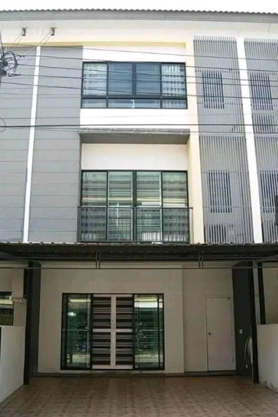 For RentTownhouseNonthaburi, Bang Yai, Bangbuathong : For rent: 3-storey townhouse, The Connect up3 Village, Rattanathibet 17, near Central Rattanathibet, near The Mall Ngamwongwan