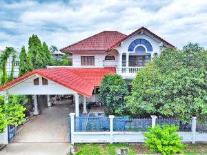 For SaleHousePhutthamonthon, Salaya : Single house 105 sq m, Phasaree Village, Phutthamonthon Sai 2, corner house, large house, good value, Bang Khae location, near The Mall Bang Khae, MRT Lak Song.