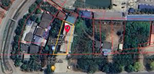 For SaleShowroomAng Thong : Land for sale with buildings, next to the road, near the community, Ban It Subdistrict, Ang Thong Province, 1 ngan, 79 sq m.