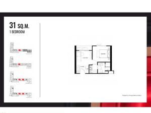 For SaleCondoWongwianyai, Charoennakor : Down payment for sale: Quintara MHyDen Pho Nimit (Quintara MyDen Pho Nimit)