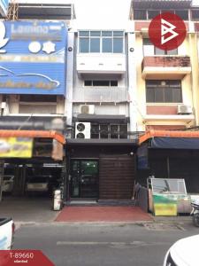 For SaleShophouseRatchadapisek, Huaikwang, Suttisan : 4-story commercial building for sale, area 20 square meters, Huai Khwang, Bangkok