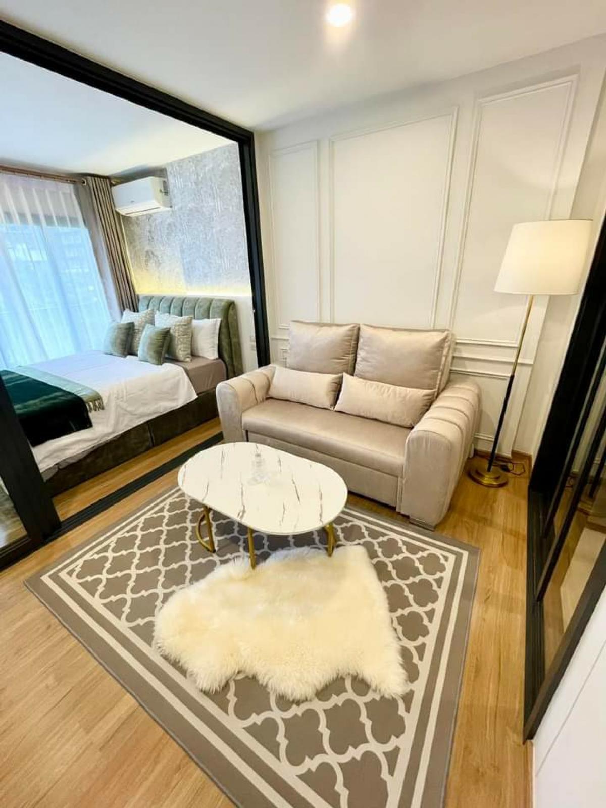 For RentCondoLadprao, Central Ladprao : ❤ New room, new condo, Condo for rent, The Line Vibe, very beautifully decorated, ready to move in.