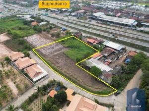 For SaleLandPhitsanulok : Land for sale next to Saeng Dao Intersection Along the Nan River Suitable for housing projects in Phitsanulok.