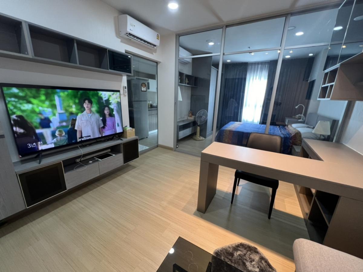 For RentCondoSamut Prakan,Samrong : ✅For rent, beautiful room, built-in, ready to move in, Supalai Veranda Sukhumvit 117, next to BTS Pu Chao, unobstructed view, this rooms kitchen is attached to the balcony (north)