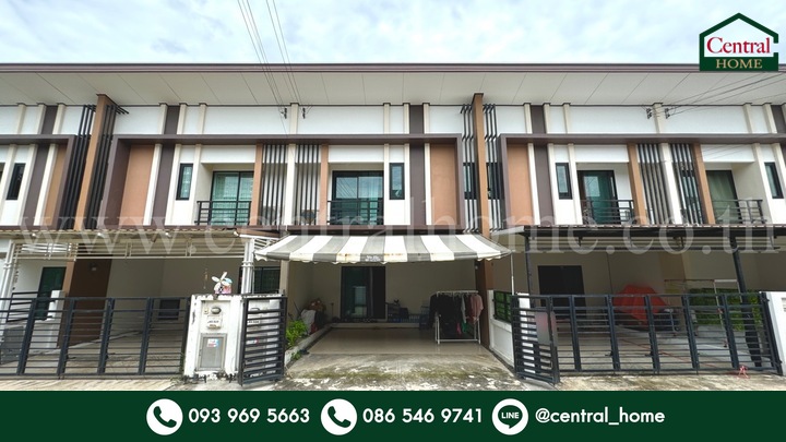 For SaleHouseNakhon Pathom : Townhome Baan Fah Greenery Pinklao - Sai 5, next to Borommaratchachonnani Road.