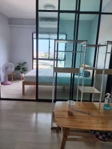 For SaleCondoSeri Thai, Ramkhamhaeng Nida : S-UST132 Condo for sale Unio Ramkhamhaeng-Serithai, 5th floor, Building B, city view, 23 sq m., 1 bedroom, 1 bathroom, 1.25 million 081-904-4692