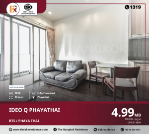 For SaleCondoRatchathewi,Phayathai : Ideo Q Phayathai, outstandingly luxurious but private in the heart of the city, near BTS Phayathai.