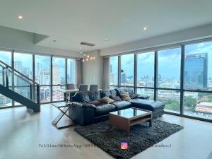 For RentCondoSukhumvit, Asoke, Thonglor : 2 Bedrooms condo Duplex type city view in Asoke near Nist and BTS