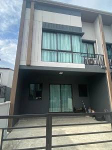 For RentTownhouseNonthaburi, Bang Yai, Bangbuathong : ⚡ For rent, 2-story townhome, Pleno Rattanathibet - Bang Yai, near MRT, size 17.90 sq m. ⚡