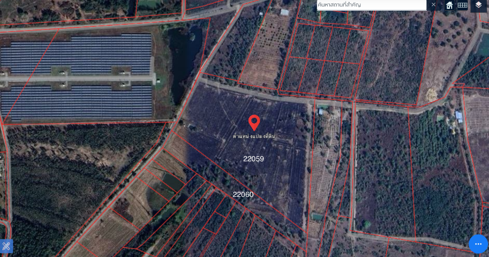 For SaleLandPhichit : Land for sale in Phichit Suitable for a solar cell factory, setting up a factory, mixed farming, total area 50-2-1.3 rai.