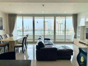 For RentCondoWongwianyai, Charoennakor : Watermark Chaophraya 3 bedroom 145sqm towerB river view fully furnished for rent only 60,000 please contact 0816878954