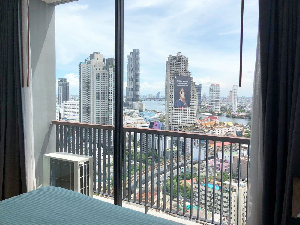 For RentCondoSathorn, Narathiwat : Noble Revo Silom 2bedrooms with fully furnished + stunning river view (near BTS Surasak, Bangkok Christian College)