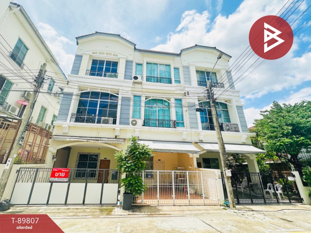 For SaleTownhouseChokchai 4, Ladprao 71, Ladprao 48, : Single house for sale Baan Klang Muang Project, Lat Phrao 71, Project 2, Bangkok, ready to move in