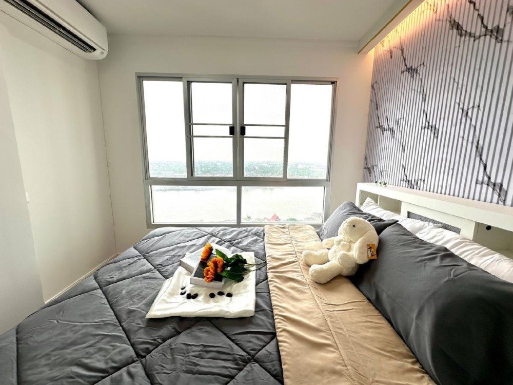 For SaleCondoRattanathibet, Sanambinna : S-LNPB102 Condo for sale Lumpini Ville Pibulsongkram-Riverview, 21st floor, city view, 28.1 sq m., 1 bedroom, 1 bathroom, 1.79 million064-959-8900