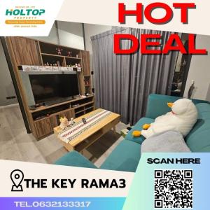 For RentCondoRama3 (Riverside),Satupadit : #N164 Condo for rent The Key Rama3