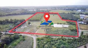 For SaleLandChachoengsao : 🚩Cheap land for sale✅ Yellow layout, 47 rai, Phanom Sarakham District, Chachoengsao Province, near Road 331, Gateway City Industrial Estate.