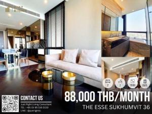 ให้เช่าคอนโดสุขุมวิท อโศก ทองหล่อ : ให้เช่า The Esse Sukhumvit 36, 2 ห้องนอน 2 ห้องน้ำ ขนาด 73.50 ตร.ม ชั้น 2x ห้องตกแต่งพร้อมอยู่ ราคา 88,000 บาท/เดือน (สัญญา 1 ปีเท่านั้น)