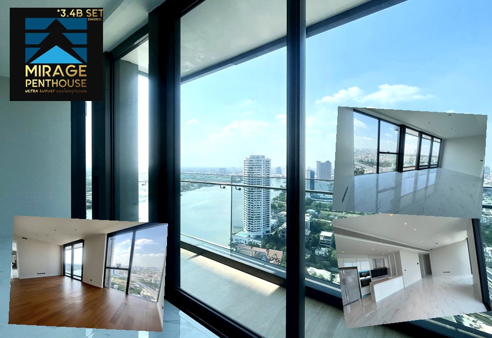 For RentCondoRama3 (Riverside),Satupadit : 🔥🔥👑✨🅻🆄🆇🆄🆁🆈!!👑Large, very spacious luxury room. River view🌊[😻🐶Pets]!!🏦👑SUPER LUXURY luxurious 👑 big luxury 3Bed beautiful wide ✨ high floor, Chao Phraya view 🌊✨ fully furnished!!✨🔥🔥 🎯🎯CANAPAYA RESIDEN