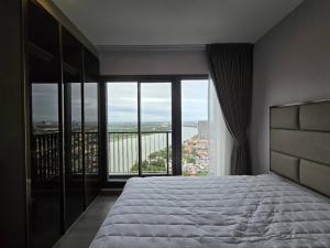 For RentCondoRattanathibet, Sanambinna : For rent, politan aqua, 37th floor, size 30 sq m., beautifully decorated, river view.