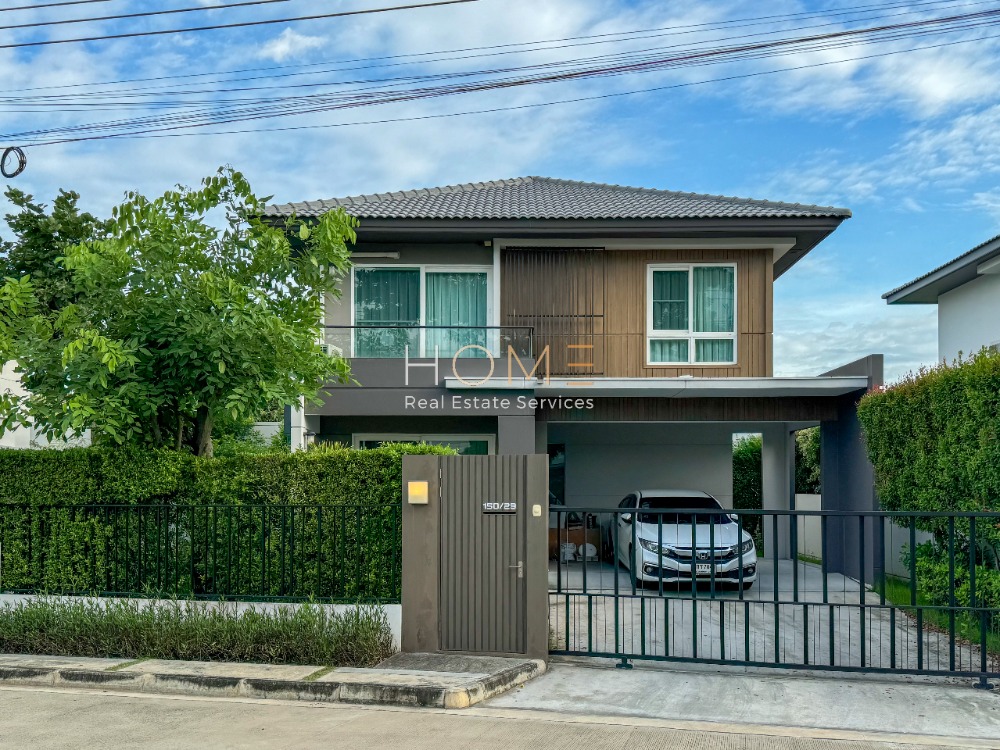 For SaleHouseLadkrabang, Suwannaphum Airport : Great location ✨ Detached house, Mantana Motorway - New Krungthepkreetha / 3 bedrooms (FOR SALE), Mantana Motorway - New Krungthepkreetha / Detached House 3 Bedrooms (FOR SALE) COF535