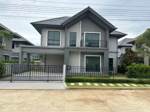 For RentHouseSamut Prakan,Samrong : New house for rent, detached house 59 sq m., 4 bedrooms, 3 bathrooms, Pave Village, Bangna.