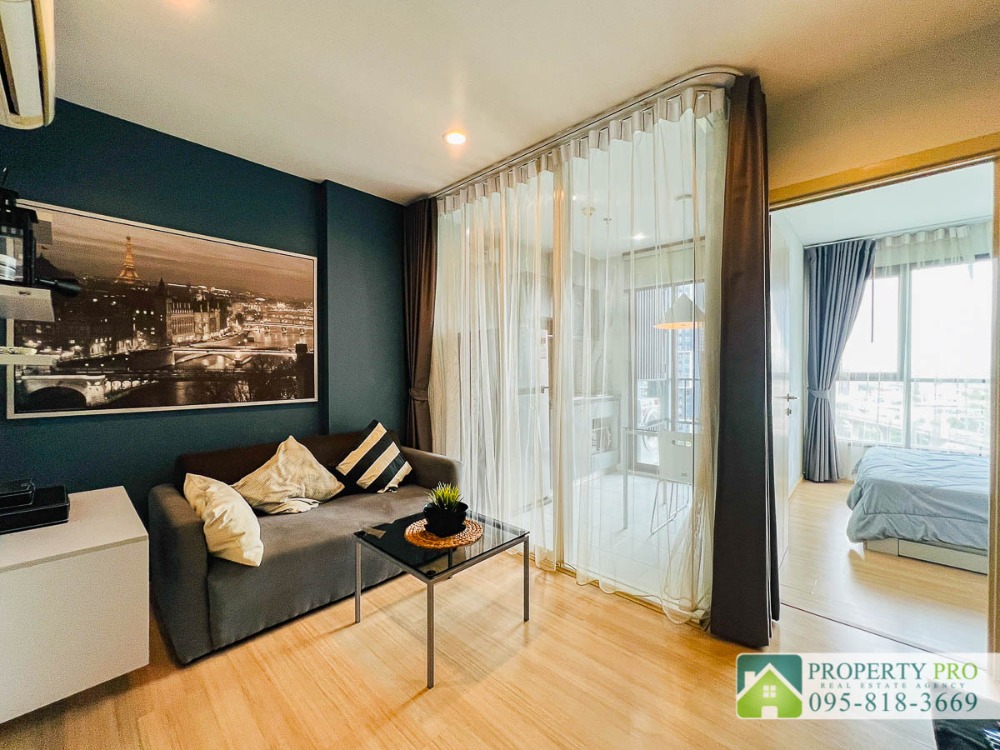 For SaleCondoRama9, Petchburi, RCA : SL24S-014 Condo for Sale The Base Rama 9 Ramkhamhaeng, 1 bedroom 30 sqm Fully Furnished Near Airport Rail Link, Indoor Stadium Huamak, The Nine Center