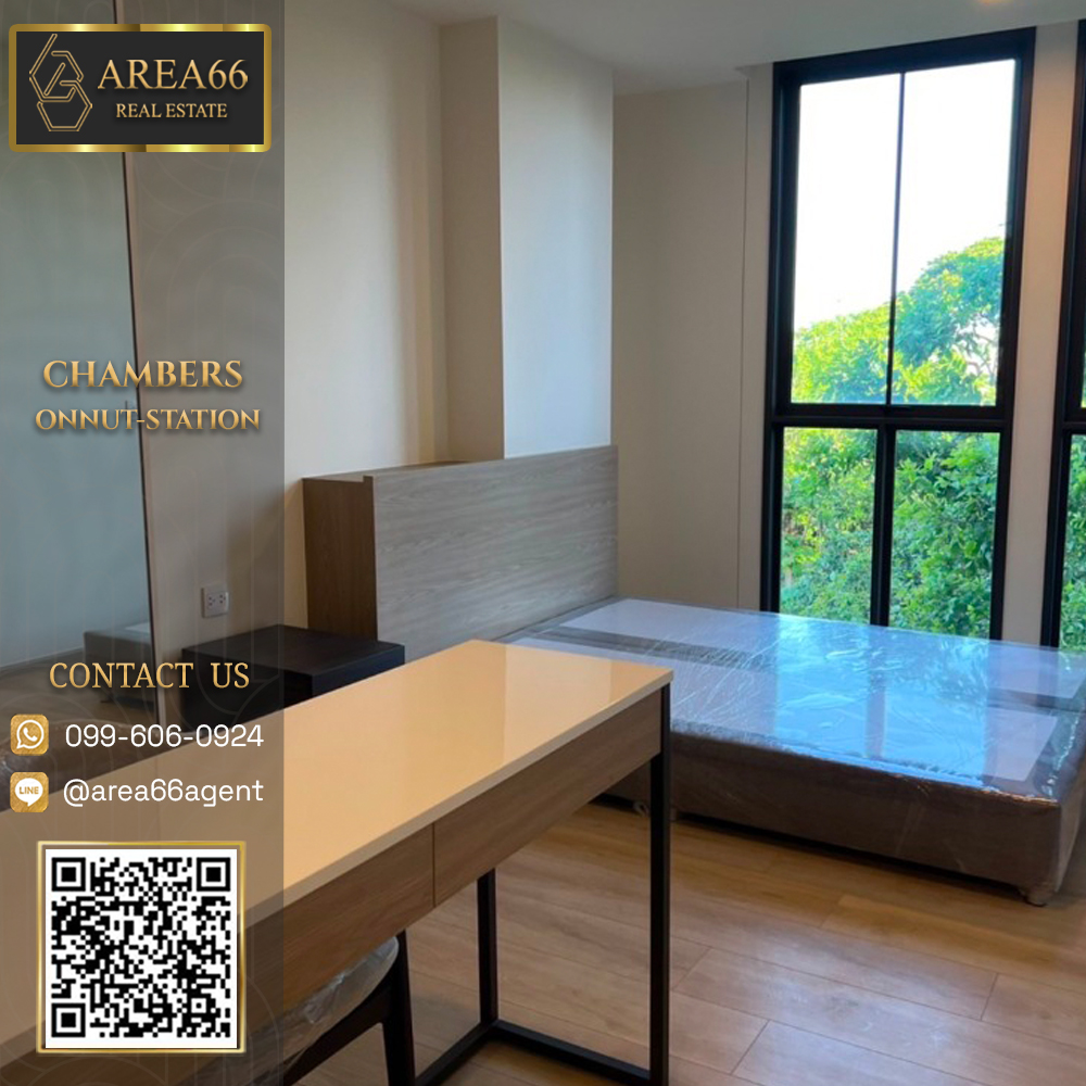 For SaleCondoOnnut, Udomsuk : 🔥For sale!! Chambers On Nut Station Condo